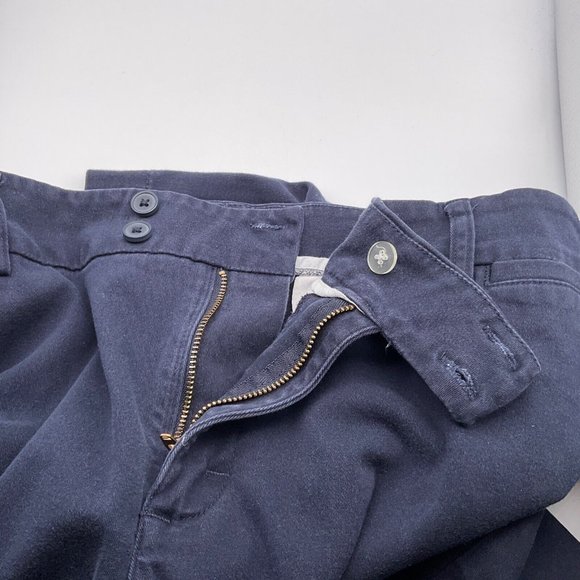 Lee Women's Just Below The Waist Straight Leg Pants Size 14M Navy Blue - Picture 7 of 11